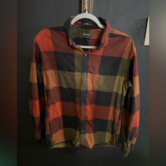 Eddie Bauer Men's Chutes Microfleece Button- Front Shirt Size Medium - Picture 3 of 10